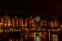 Smiley i Speicherstadt